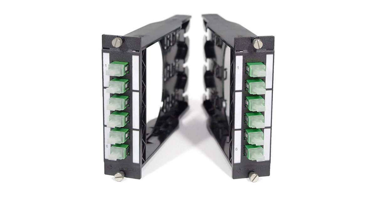 Modules enfichables FO-DCS 3U/7HP BO, 6x LCD | Datwyler IT infra